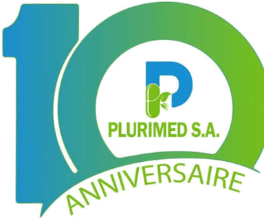 Logo du 10e anniversaire de Plurimed S.A.